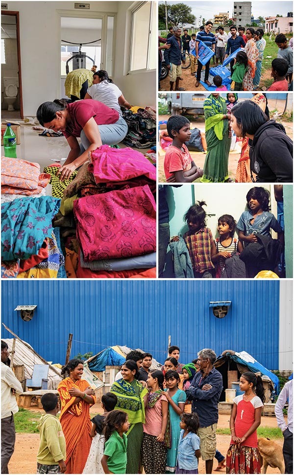 clothes donation drive in Bangalore