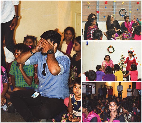We celebrated Christmas with children at a slum
