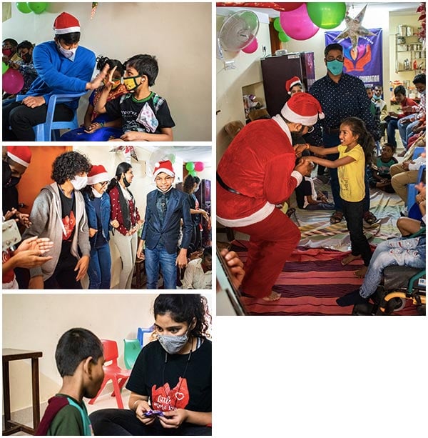 Christmas with children in Bangalore
