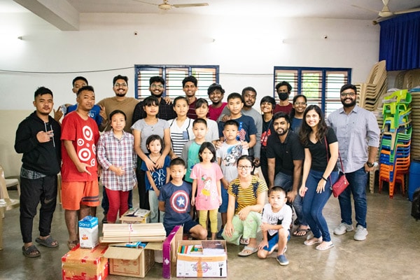 Little More Love volunteers volunteering in bangalore